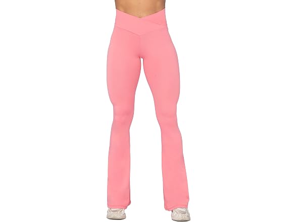Sunzel Flare Leggings 32in L Bubble Pink