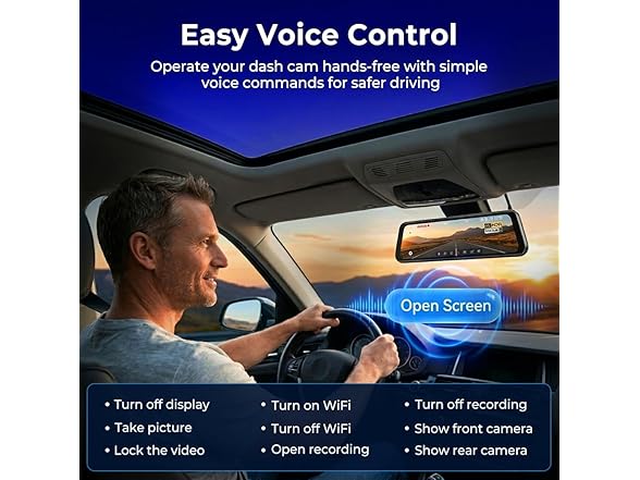 4K Front and 2.5K Rear Dash Cam