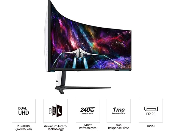 (NEW) Samsung Odyssey Neo G9 57" DUHD Curved Gaming Monitor