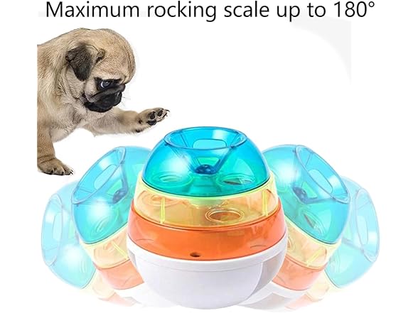 Egg Shape IQ Tumble Food Dispensing Tumbler B