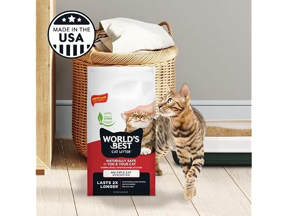 World's Best Cat Litter, Multiple Cat, Unscented