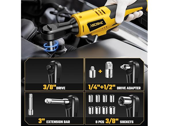 XGOBHC DW 3/8" Cordless Ratchet