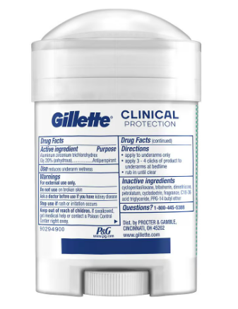 Gillette Clinical Ultimate All Day Fresh Deodorant - Gallery 8