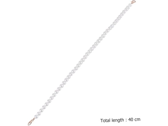 HOODANCOS 2pcs Bag Pearl Chain for Women