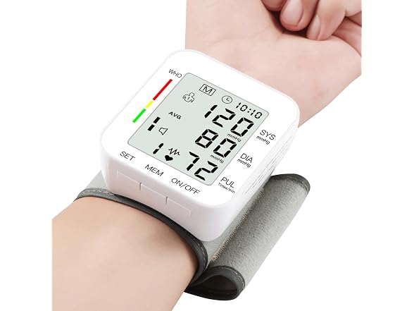 Wrist Blood Pressure Monitor BP Machine