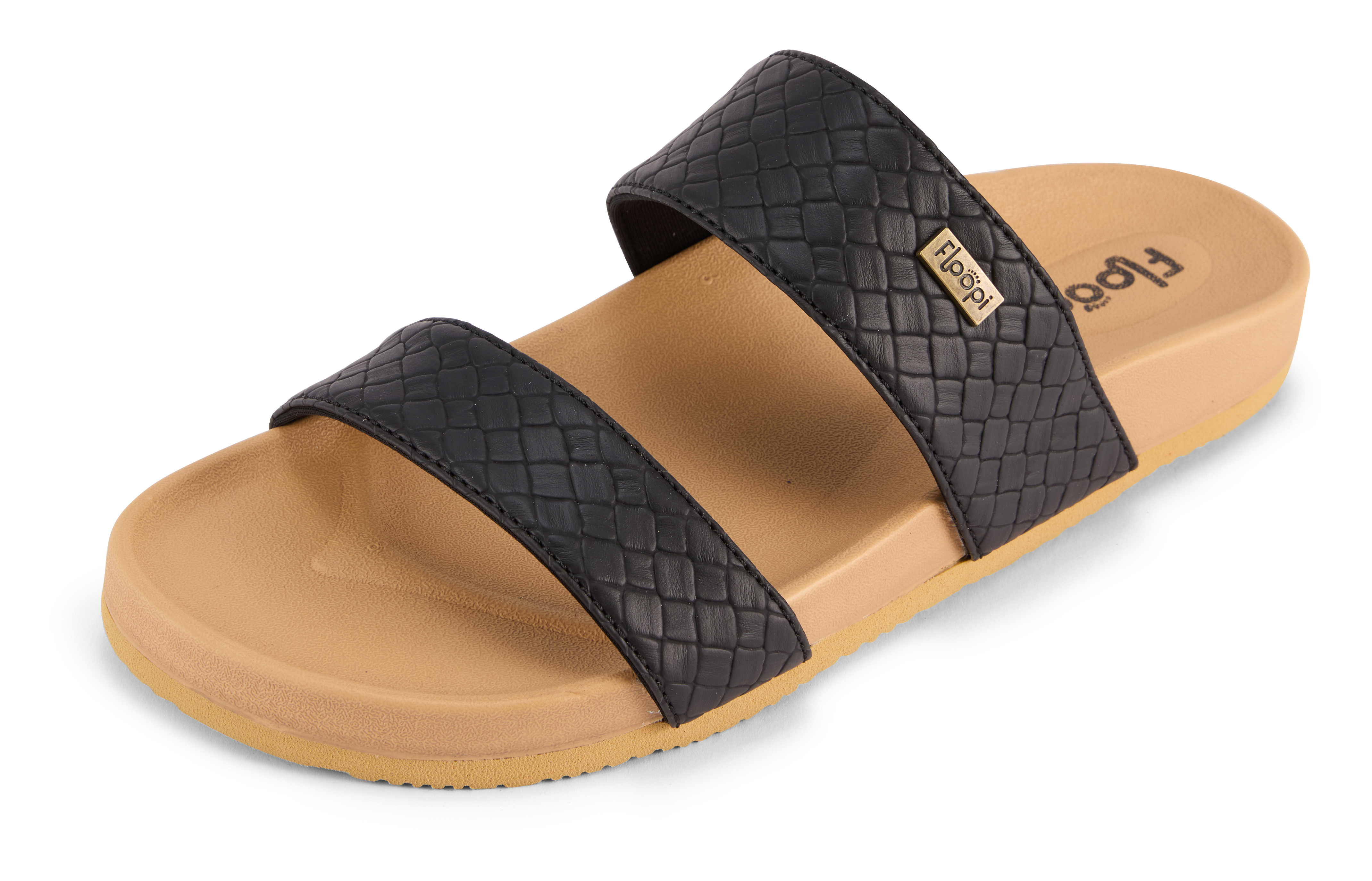 Floopi Womens Double Strap Slide - Gallery 17