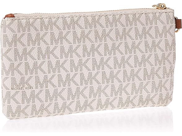Michael Kors Wristlets Medium Wristlet Vanilla One Size (Open Box)