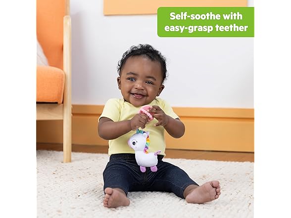 Bright Starts SootheMate Plush Baby Teether Toy