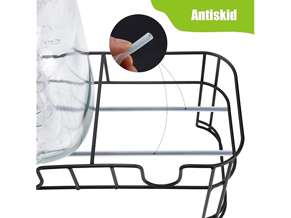 DD&HAPP Glass Drink Dispenser W/ Stand