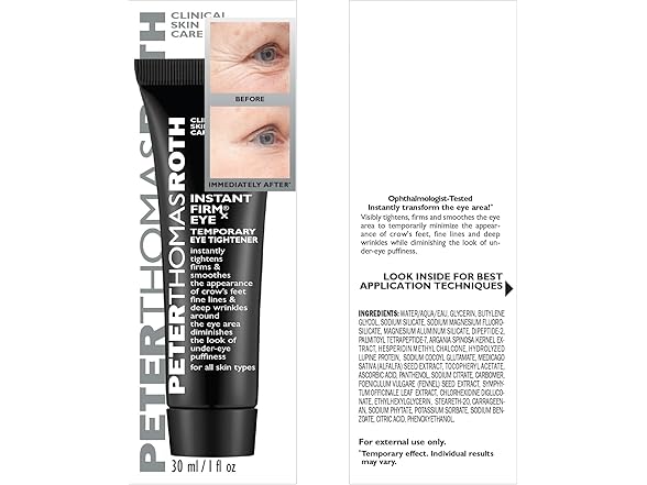2PK Peter Thomas Roth Instant FIRMx Temp Eye tightener