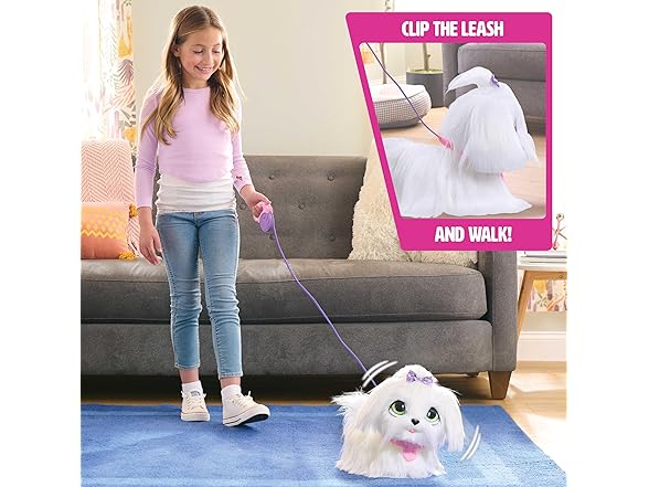 FurReal GoGo Walkin’ Pup Maltese Interactive Toy