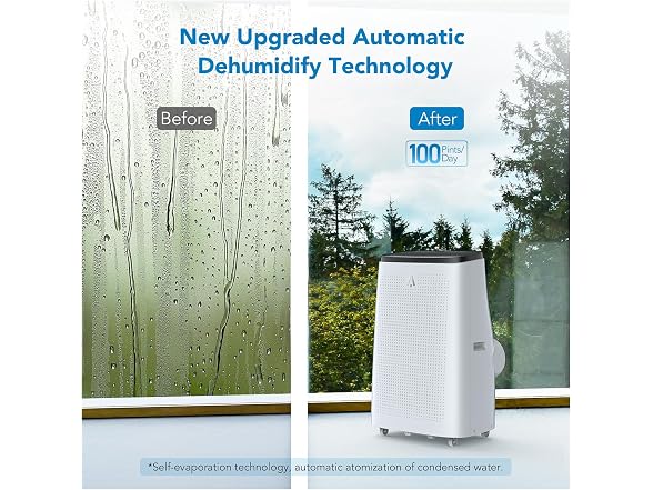 15,000 BTU Portable Air Conditioner for 850 Sq Ft