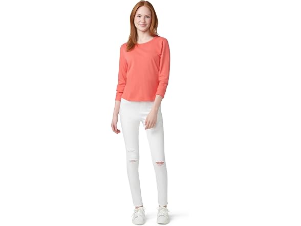 HUE Women (XS) Ripped Knee Leggings