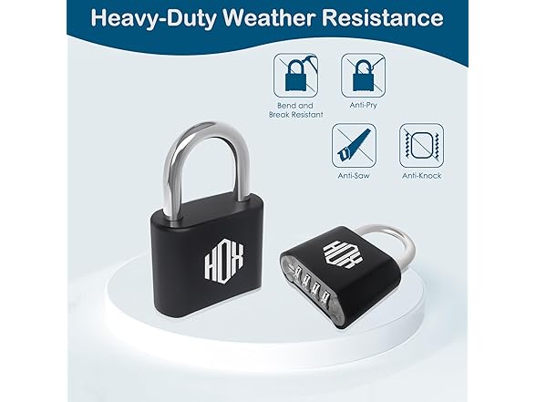 HOX 4 Digit Combination Lock Outdoor