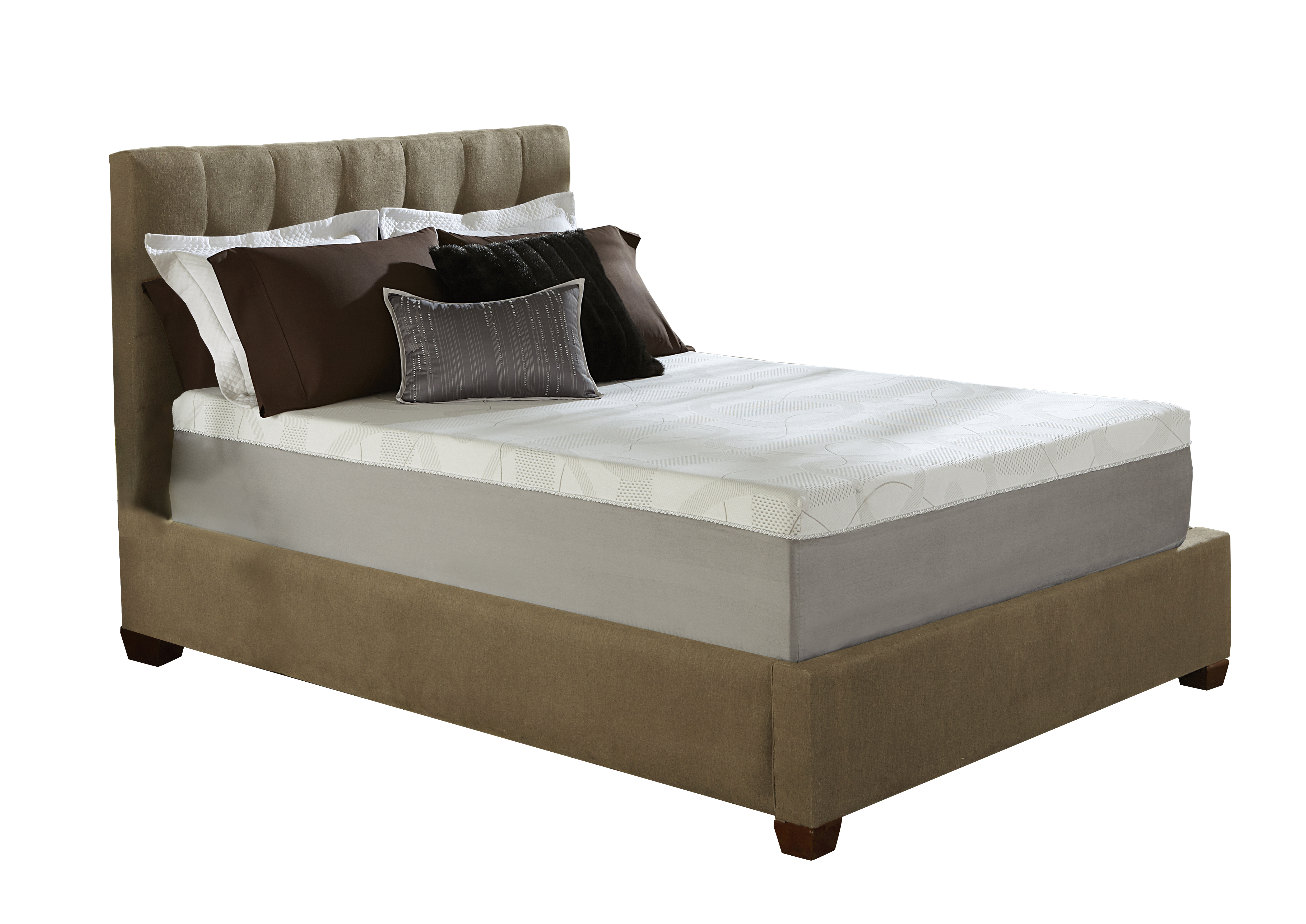 Luxury Gel 12" Gel Memory Foam Mattress - Gallery 12