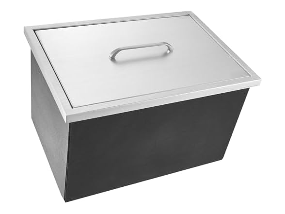 Drop in Ice Chest, 20"L x 14"W x 12"H Stainless