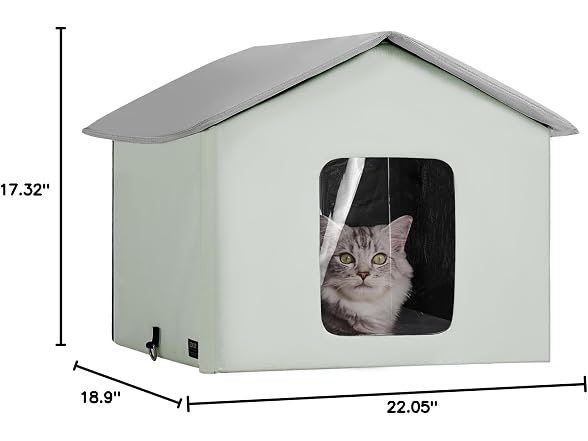 VEVOR Heated Cat House