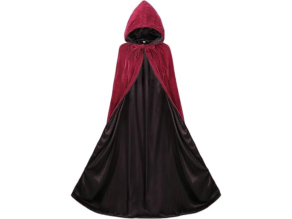 Reversible - Burgundy Velvet and Black Satin