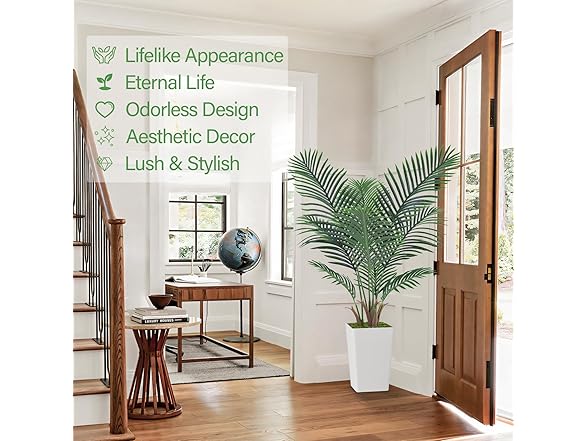 MODCART Artificial Palm 5ft w/Planter