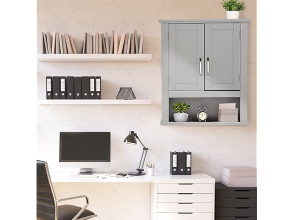 VINGLI Medecine Cabinet with 2 Doors