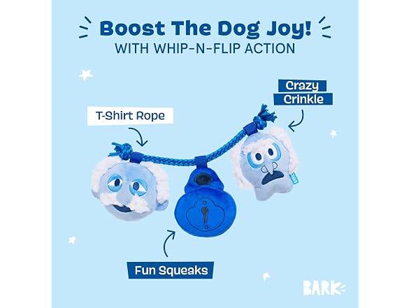 BarkBox Marley & Gnarley's Chain Dog Toy