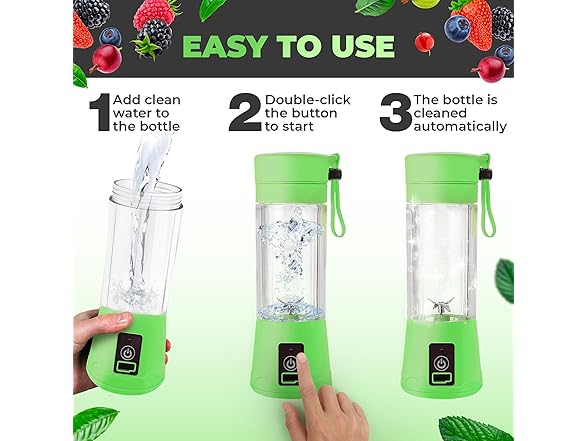 380ml USB Rechargeable Portable Blender