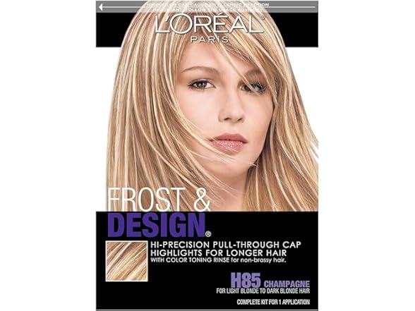 L'Oreal Frost and Design Pull-Through Cap Highlight Kit, Champagne H85