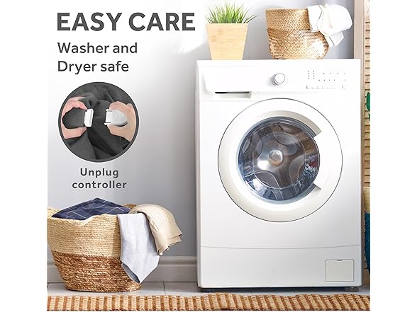 Sunbeam Royal Blue Plaid Heated Blanket