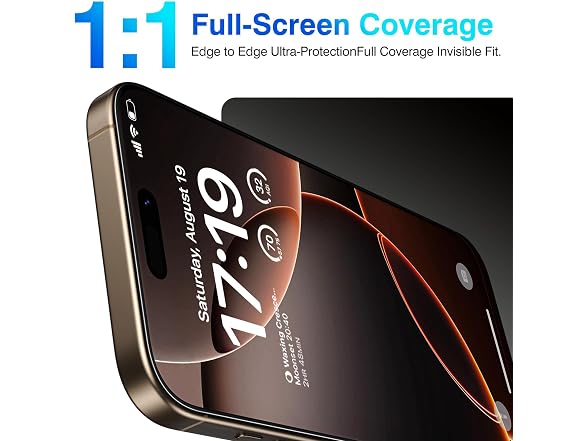 EZ-GLAZ iPhone 16 Pro Screen Protector 4+2 Pack