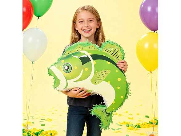 Bafei 15.7"L x 15.7"W Fish Pinata 