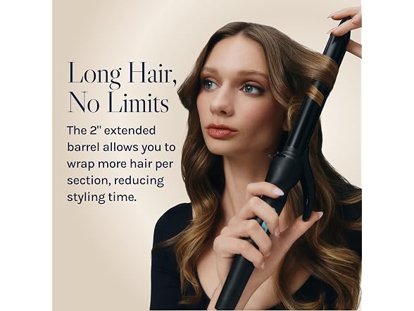 Bio Ionic Long Barrel Styler 1 Inch Curling Iron