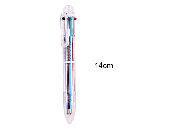 KDDOM 4 Pcs Multicolor Retractable Pen