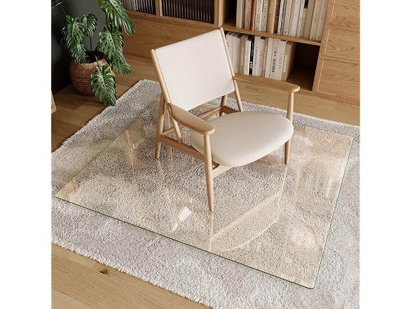 Koonmi Glass Chair Mat 42" x 48"