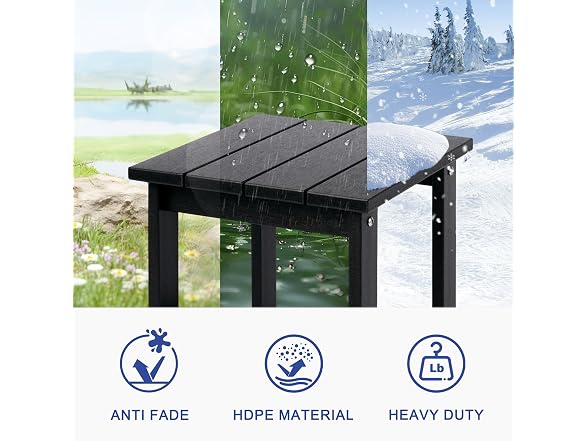 LZRS Adirondack Patio Side Table