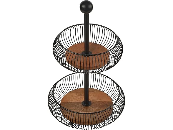 Gourmet Basics by Mikasa Storage Basket, 2 Tier