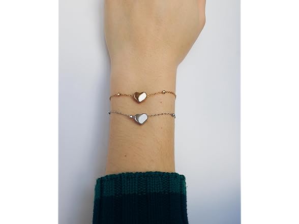 GlowAli 18K Gold Plated Heart Bracelet