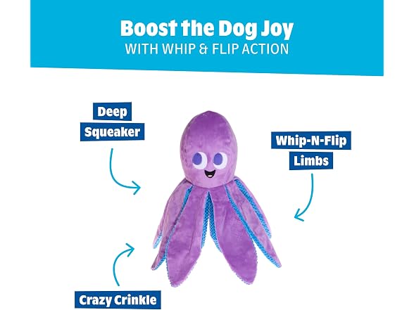 Barkbox Mondo Ollie the Octopus Dog Toy | XL
