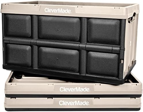 CleverMade 8031844-9133PK Collapsible Storage Bin - 62L 