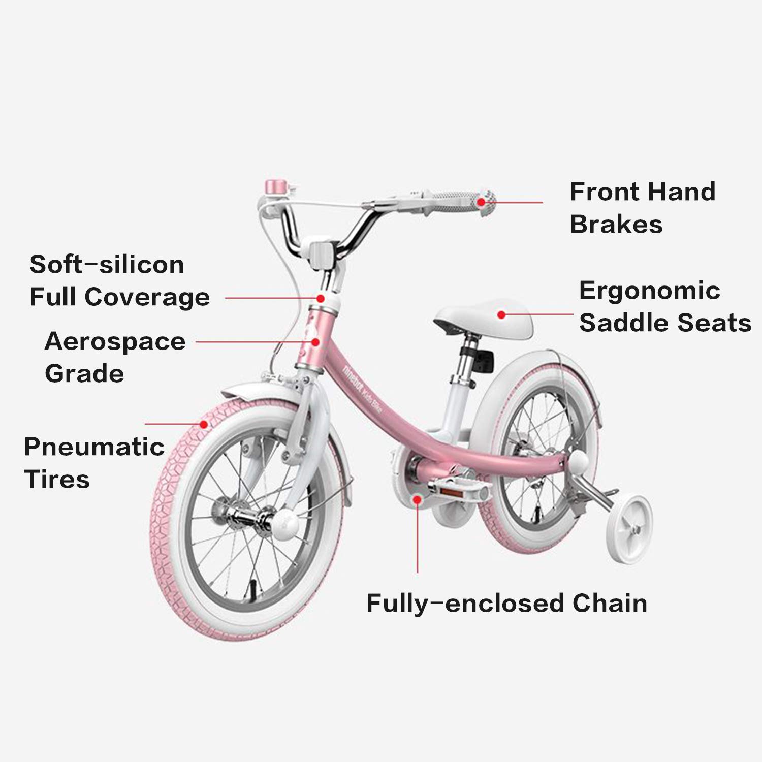 Segway Ninebot Bike Kids 14" Pink - Gallery 12