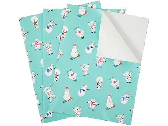 Yeti On Ice Gift Wrap Paper 30" x 23"