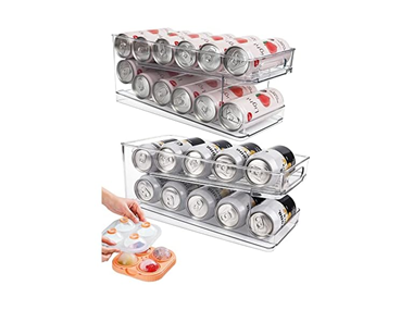 $15.99, Was $34.99, 54% Off! Zyerch 2 Pack Rolling Soda Can Dispenser dealfomo