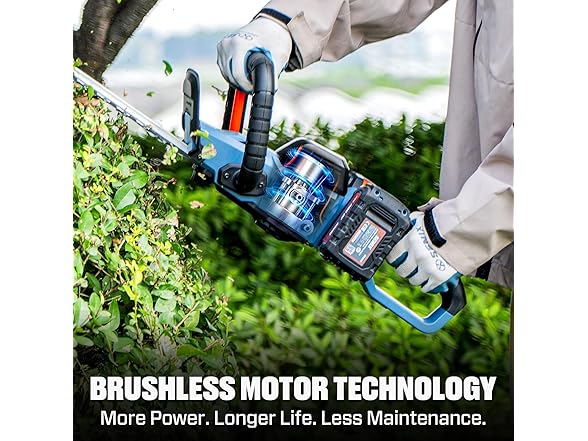 SENIX 40V Max 24-Inch Cordless Hedge Trimmer