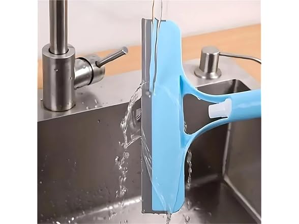 Generic GAR-91 Non-Slip Window Squeegee, Blue