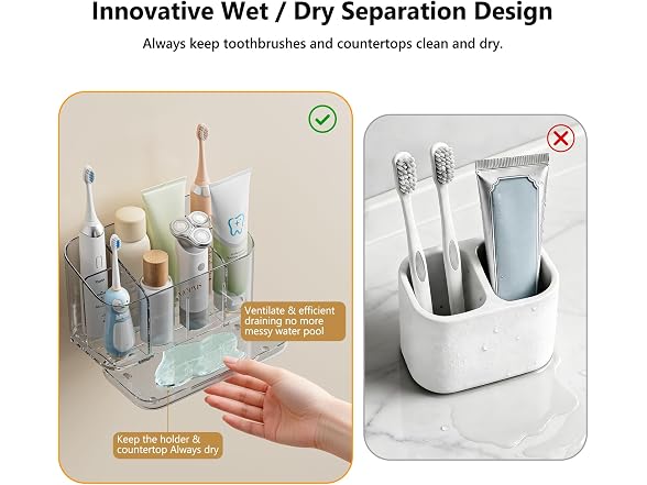 MOPMS 5 Slot Toothbrush Holder
