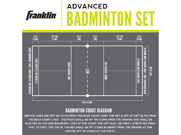 Franklin Sports Advanced Badminton Set