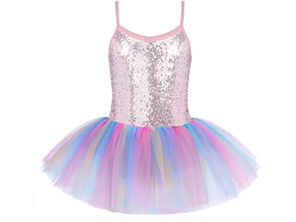 Girls Strap Ballet Tutu Dress