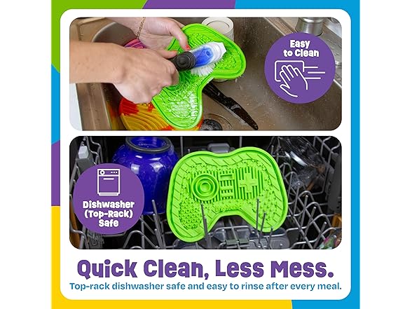 Brightkins Gamer Lick Mat - Mental Stimulation