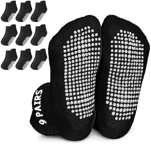 18 Pairs Baby Non Slip Ankle Socks