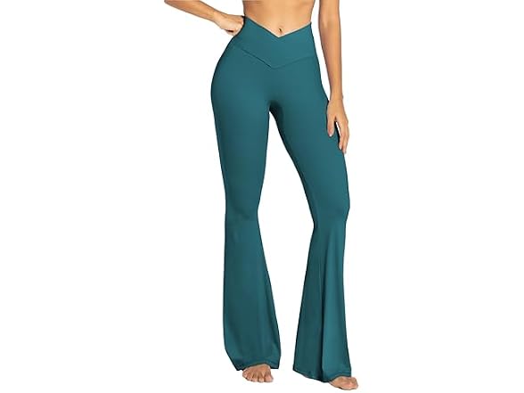 Sunzel Flare Leggings 34in XXL Forest Green