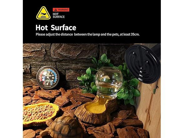 HANJION 100W Infrared Heat Lamp Bulb